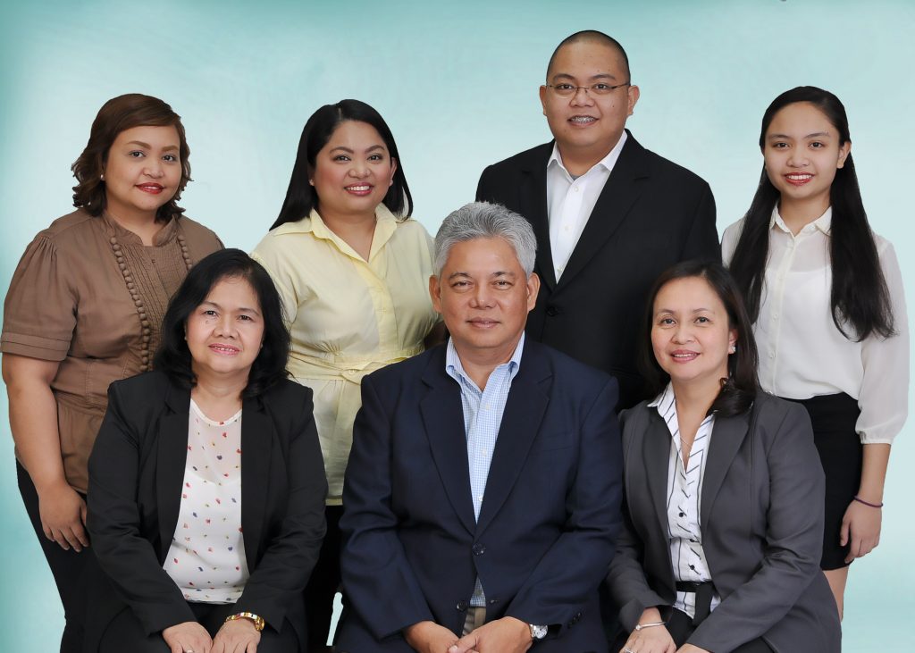 Corinthians Group Jessamine Syrelle B. Castillo / Corporate Secretary
Kristine Jan T. Bongat / Director
Noel T. Bongat Jr. / Director
Darlene Jeanette T. Bongat / Director
Susana S. Fonclara / Director
Noel E. Bongat / Chairman & President
Bernadette Nicetas T. Bongat / VP & Treasurer