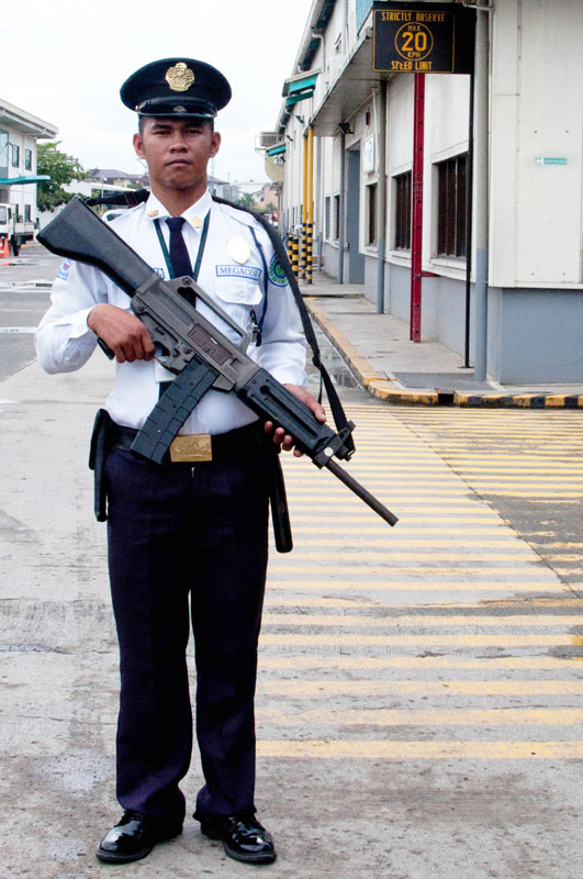 Armed-security guard