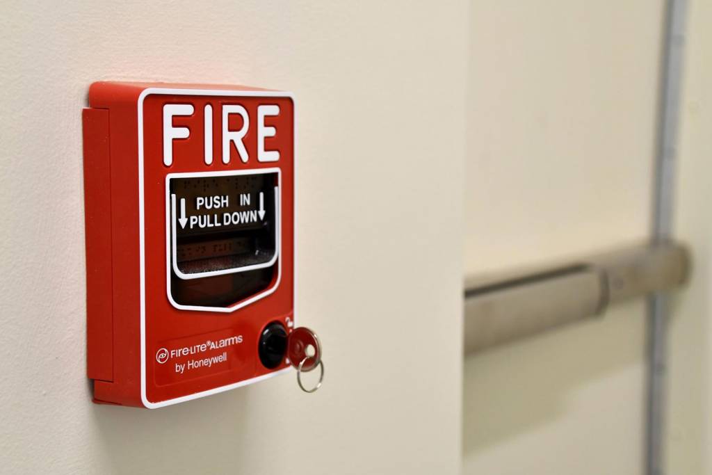 fire alarm and fire exits