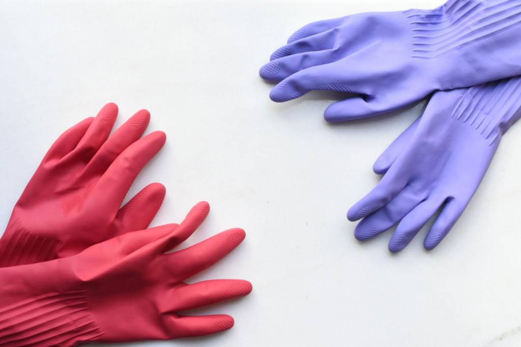 pair of hand gloves